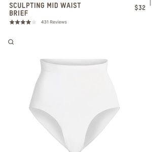 Skims sculpting mid waist brief